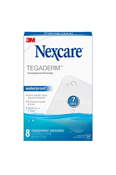 3M Nexcare ضمادات نيكسكير تيغاديرم الشفافة المقاومة للماء والمضادة للحساسية (...