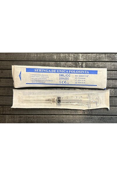 medicast Set 100 Seringi 5m, Ac Detasabil Tip 22G, Luer Slip