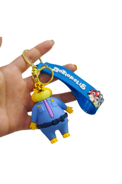 OEM Zootropolis Bogo Keychain, 6 cm – Silicone Keychain for Keys and Backpack...