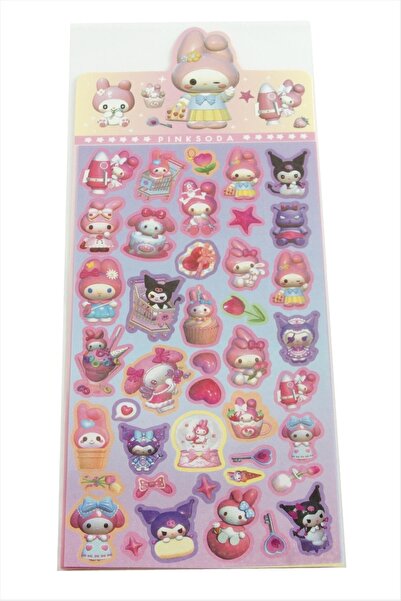 Panowill Design Çizgifilm Kuromi Pembe Tonlarda Sticker