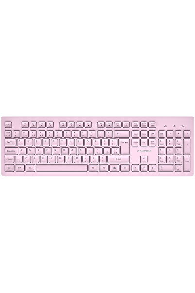 Other CANYON Keyboard HKB-W01 UK/US AAA Wireless Pink
