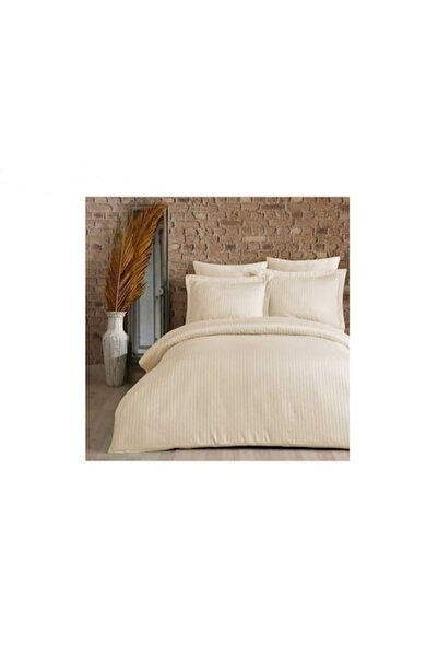 OEM Double Bed Linen Set 200 x 220cm, 4 Pieces, Cream/Light Beige