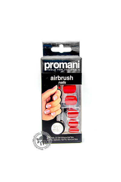 Promani طقم طلاء أظافر بالبخاخ REP PR-5013 أحمر (D)