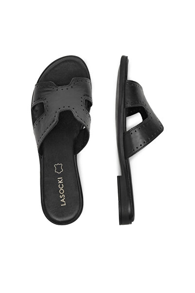 LASOCKI șlapi pentru femei negri WI16-FOXI-74