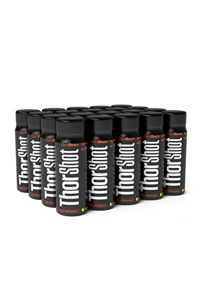 GymBeam Thor Shot, 20 x 60 ml, lemon lime