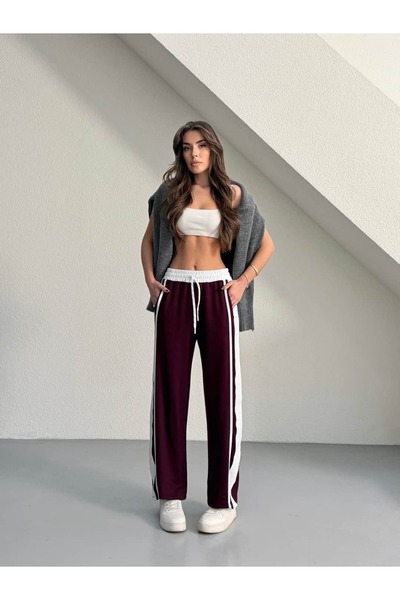 mydukkan.co Side Stripe Wide Leg Tracksuit