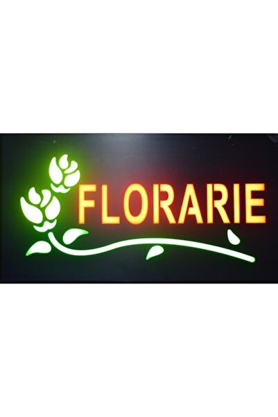 OEM LEDSTAR Outdoor Lighted Sign, FLORARIE, 44x24cm
