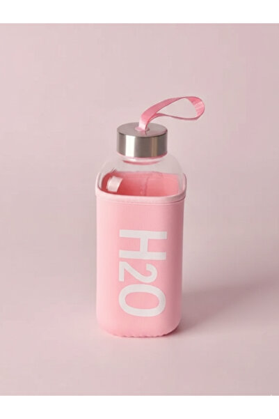 Tohana H2O Square Case Pastel Color Glass Flask 530 ml