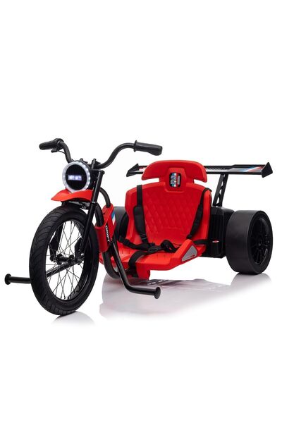 Kinderauto Tricicletă electrică Drift pentru copii, roșie