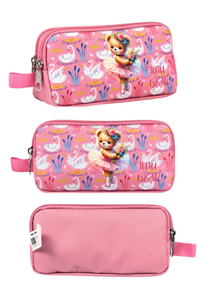 ÜMİT ÇANTA Cennec Bear Ballerina Pencil Bag 20 X 10 X 6