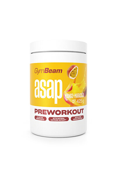 GymBeam ASAP Pre-Workout, 425 g, mango maracuja