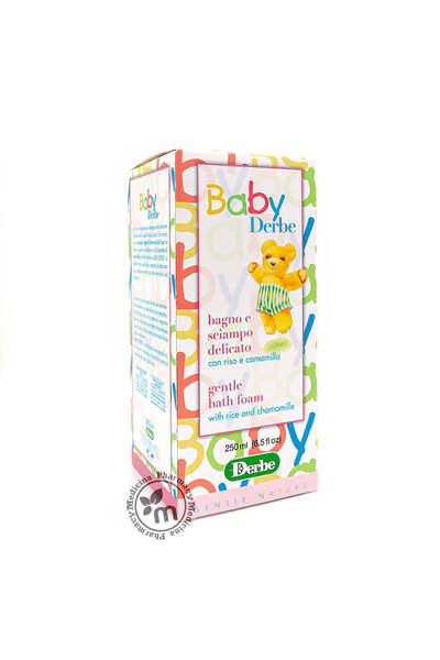 Derbe رغوة استحمام لطيفة للأطفال بخلاصة الأرز والبابونج