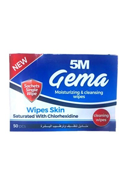 Gema Skin Cleansing and Moisturizing Wipes 50 Tablets