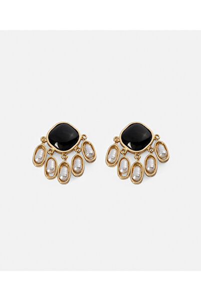 İpekyol Sallantılı suni incili küpe