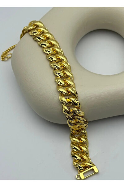 BİJU YILMAZ 22K Altın Kaplama Pullu Samanyolu Bileklik - 25-22k128