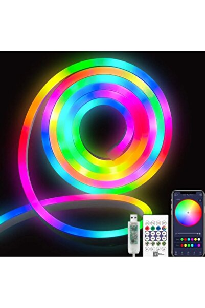 zonlight professional lighting systems Pixel Neon LED Set 5 Metre RGB Kumanda...