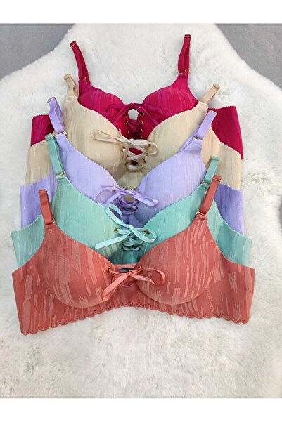 Elora Set de cinci sutiene cu susținere ușoară, fără cusături, care nu lasă urme