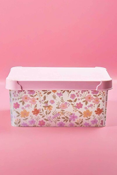 QUTU Style Box Flowers (Flower) Patterned Decorative Toy and Storage Transpar...