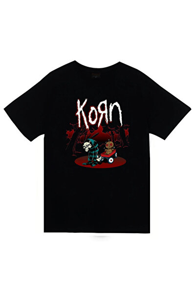 fame-stoned Korn - Issues - Άλμπουμ με τύπωμα Unisex 100% βαμβακερό μαύρο μπλ...