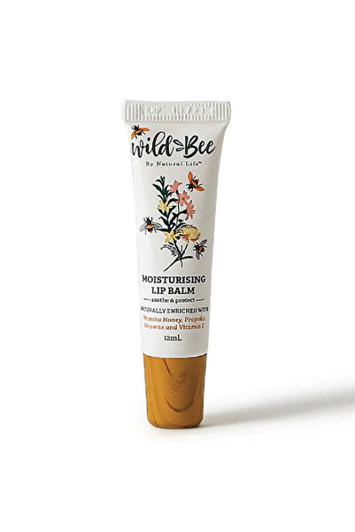 WILD BEE مرطب شفاه ملطف وواقي مع عسل مانوكا، بروبوليس وشمع العسل