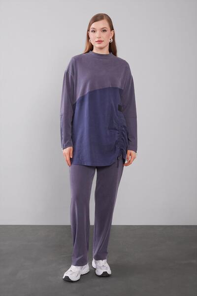 Levidor Indigo Cuff Detailed Double Suit