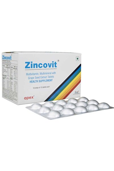 Apex أقراص زينكوفيت متعددة الفيتامينات 30 قرصًا