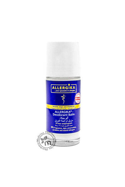 Allergika Deodorant Balm for Sensitive, Atopic & Irritated Skin - dye free, f...
