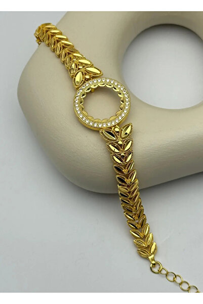 BİJU YILMAZ 22K Altın Kaplama Çeyreklik Bileklik - 25-22k125