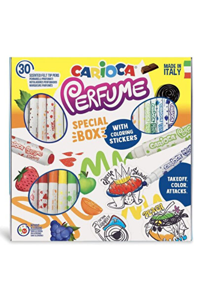 CARIOCA 30 scented colors + stickers - 43082