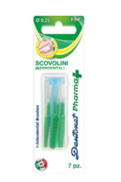 Dentonet DentonetGreen0.25mmFineInterdentalBrushS
