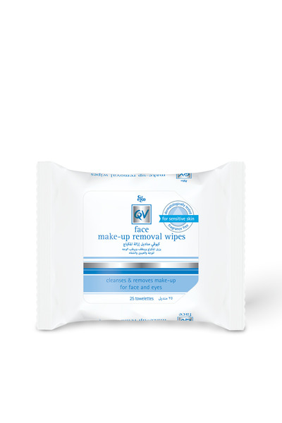 Ego مناديل كيو في لتنظيف البشرة الحساسة وإزالة المكياج - خالية من العطور والأ...