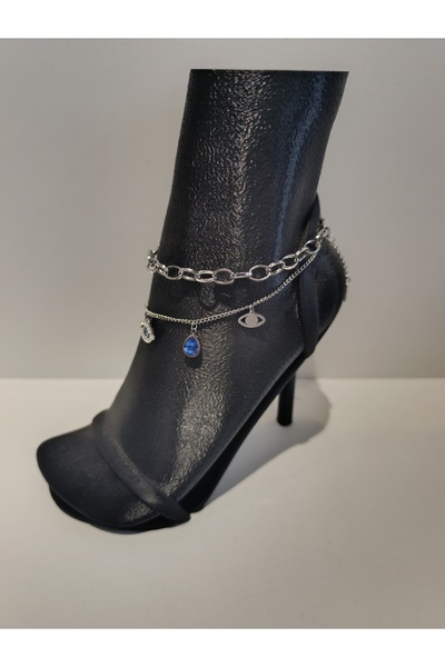 Store ÇELİK ÇİFLİ NAZAR BONCUKLU HALHAL