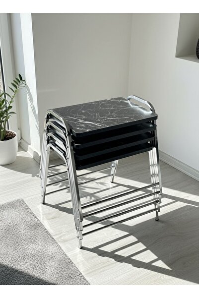 Zigon 4'LÜ TEPSİ MODEL MODERN SEHPA