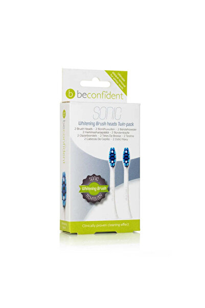 Beconfident BECONFIDENTSONICWHITENNBRUSHHEADTWINPACK