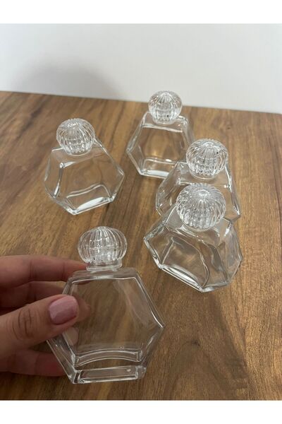 Ziva DEKOR KRİSTAL KAPAKLI HEDİYELİK ŞİŞE 10 ADET