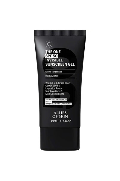 Allies of Skin The One SPF 50 Invisible Sunscreen Gel Face cream 50 ml