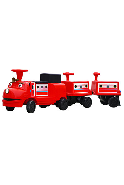 Kinderauto Set trenuleț electric Chuggington pentru copii, roșu