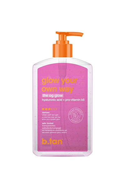 B.TAN Glow your own way Gel Autobronzant 473 ml
