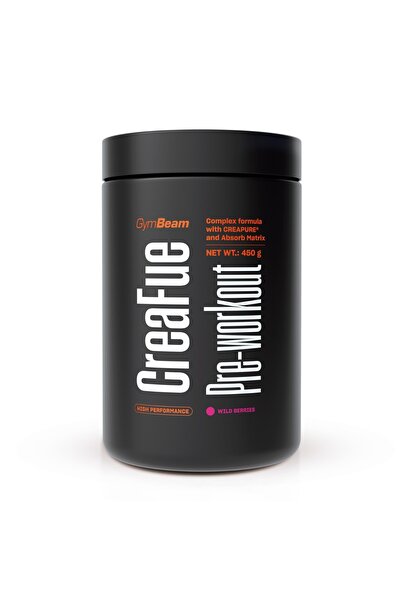 GymBeam CreaFue Pre-workout, 450 g, fructe de pădure
