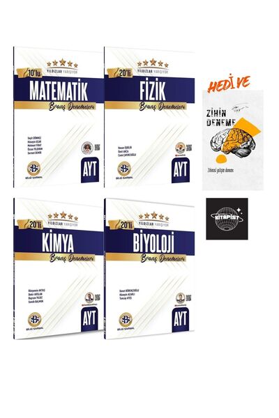 Bilgi Sarmal Yayınları Yıldızlar Yarışıyor AYT MAT-FİZİK-KİMYA-BİYOLOJİ Branş...