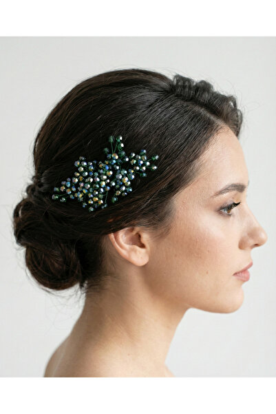 gelinmz Bridal Hair Comb with Dense Pearls and Crystal Stones – Handmade Hair...