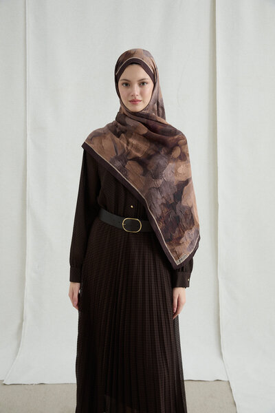 cs camellia scarf Nars Kraş Şal - Maro