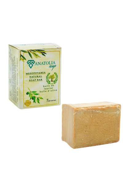 Anatolia Soap Mesopotamia 100% Olive Oil Aleppo Soap 5-Pack (5X200G) - Handmade Natural Care