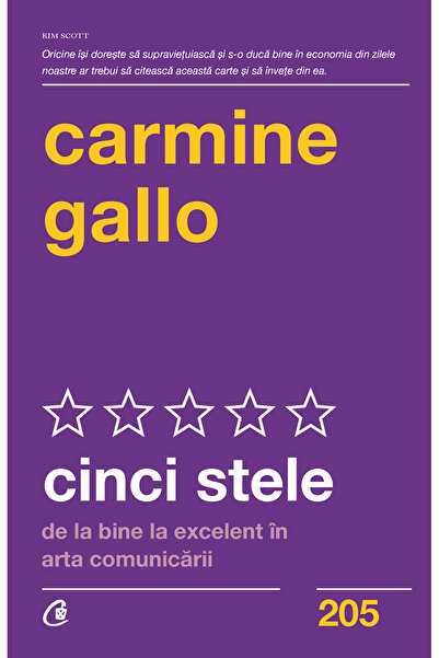 Editura Curtea Veche Cinci stele, autor Carmine Gallo