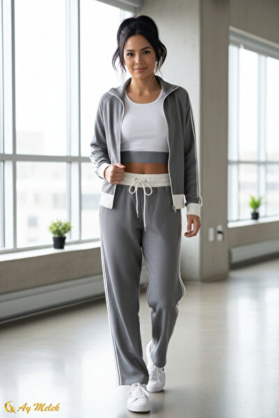 AYMELEK Women's Tracksuit Set Seasonal Top and Bottom Set