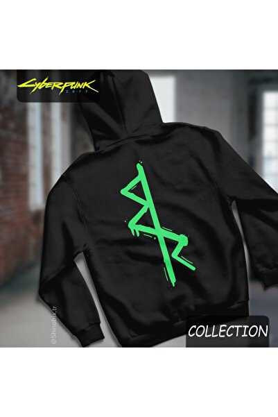 SHINOBIX Cyberpunk Edgerunners David Martinez Printed Oversize Hooded Hoodie