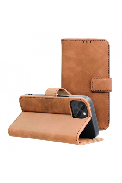 SKYDDAR INNOVATION Magnetic card case for iPhone 13 MINI, Tender - Brown