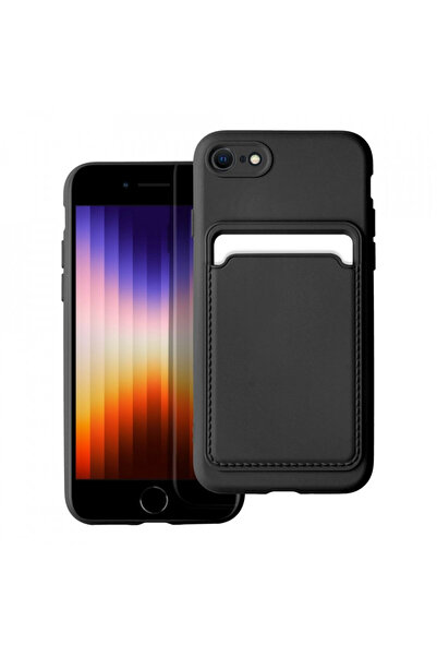 SKYDDAR INNOVATION Case for IPhone 7 / 8 / SE 2020 Silicone, Cards - Black