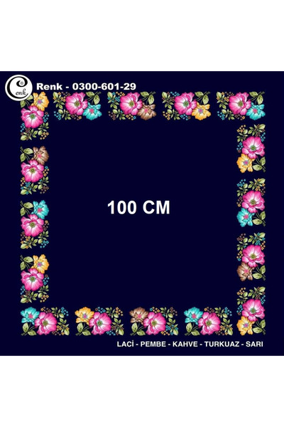 Cenk Desenli İçi Boş Oyalık Yazma - 0300-601