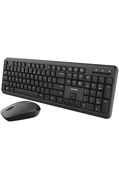 Other Set tastatură și mouse CANYON SET-W20 UK/US Velvet Wireless Negru